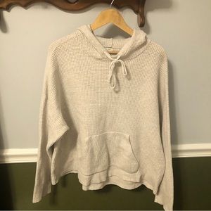 Aerie waffle knit hoodie